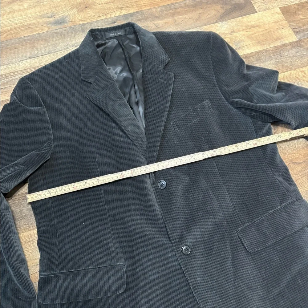 Calvin Klein Black Corduroy Blazer – Classic Fit – Men’s